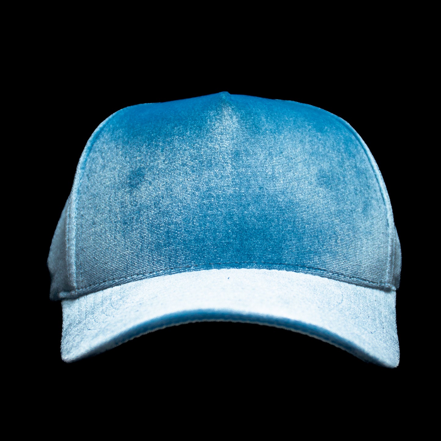 Light Blue Velvet Hat