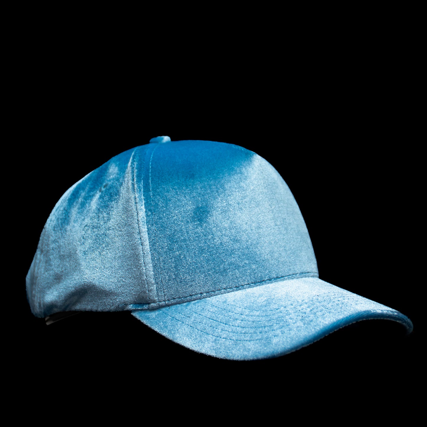 Light Blue Velvet Hat